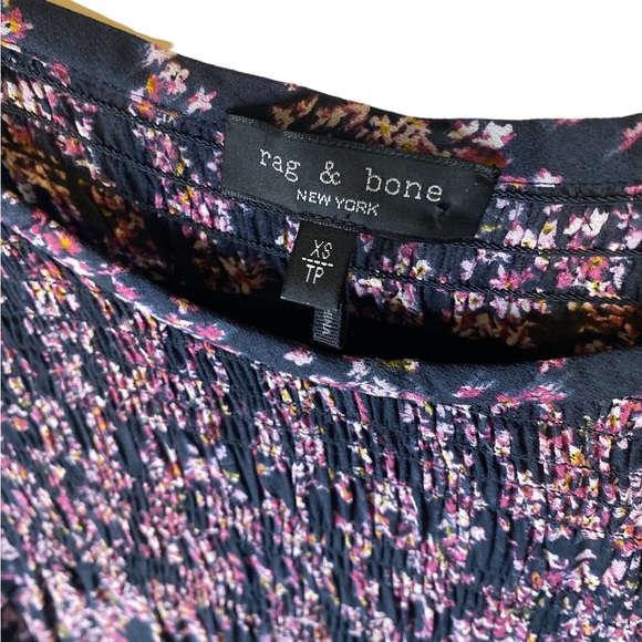 rag & bone | XS Celeste multi-colored floral blouse - Picture 4 of 9